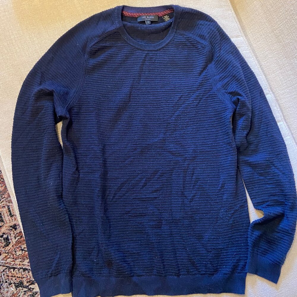 Ted Baker Blue Sweater - Size 3 (Fits like a US Medium)